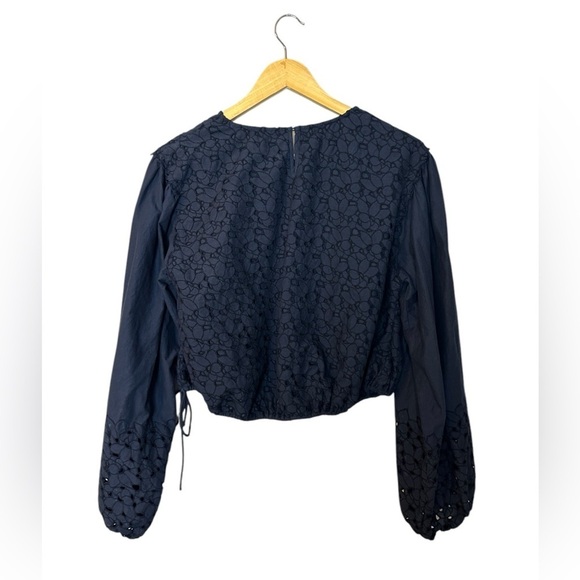 Merlette Linden Eyelet Embroidered Cotton Top M - Picture 9 of 10